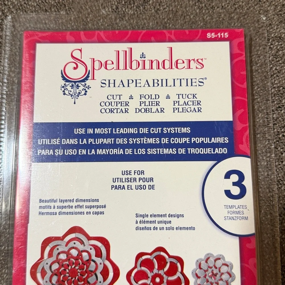 Spellbinders Shapeabilities Round About S5-115 NWT